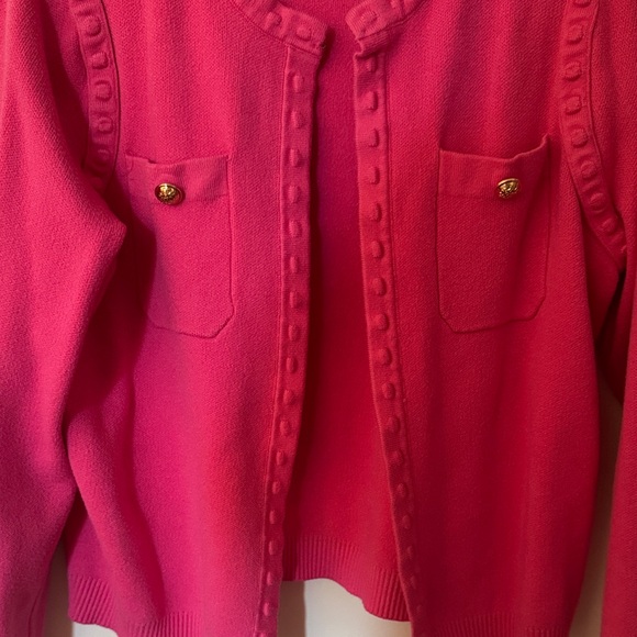 Pink Cardigan Sweater - Picture 4 of 10
